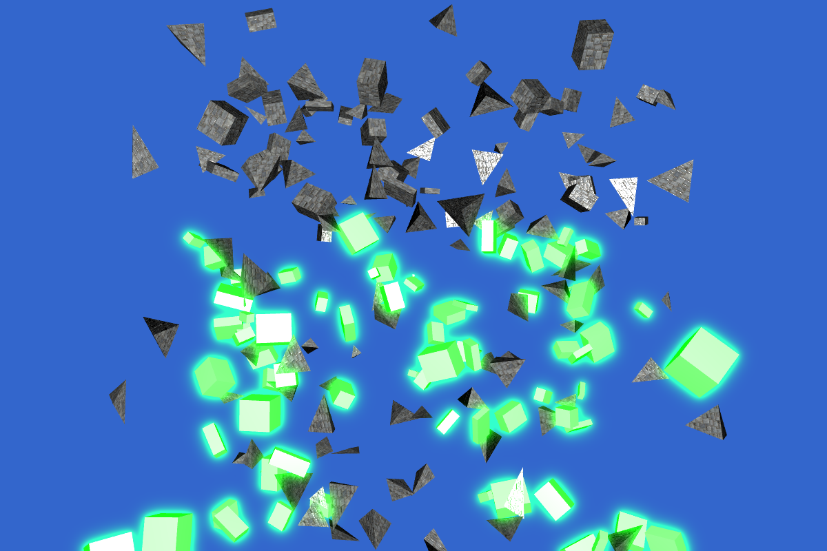 Solid Particle System Materials